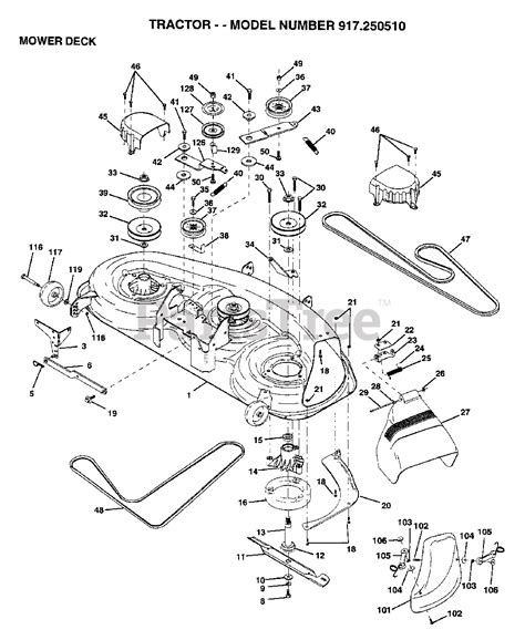 craftsman lawn tractor parts model 917|craftsman lawn mower model 917 parts diagram.